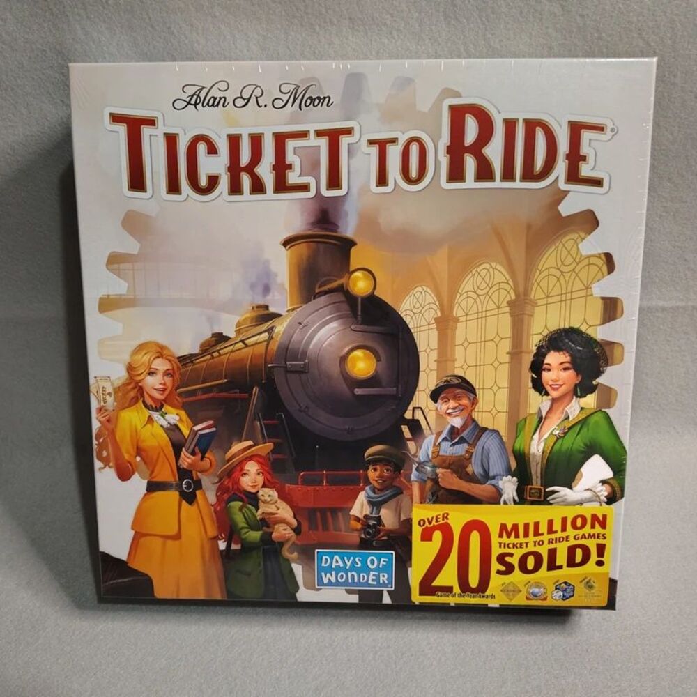 Ticket to Ride Board Game Days of Wonder New Sealed